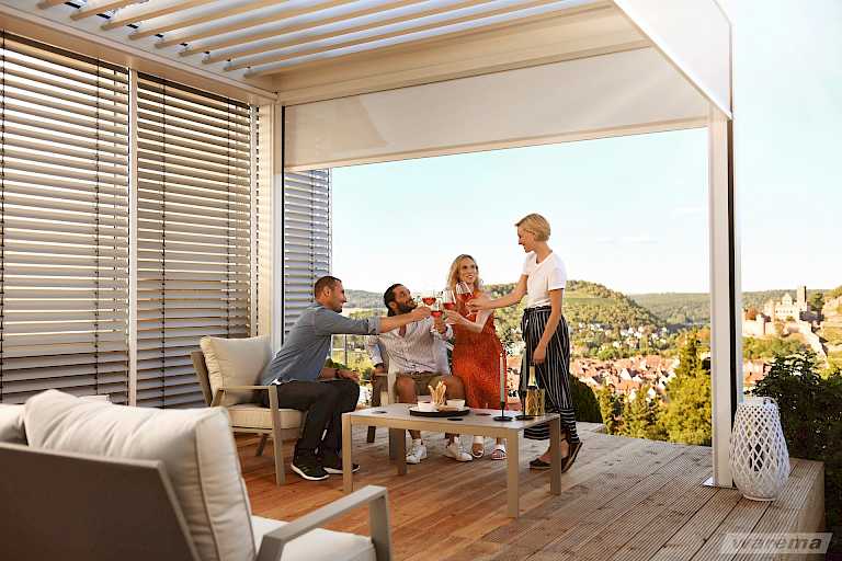 warema lamellendach laxma