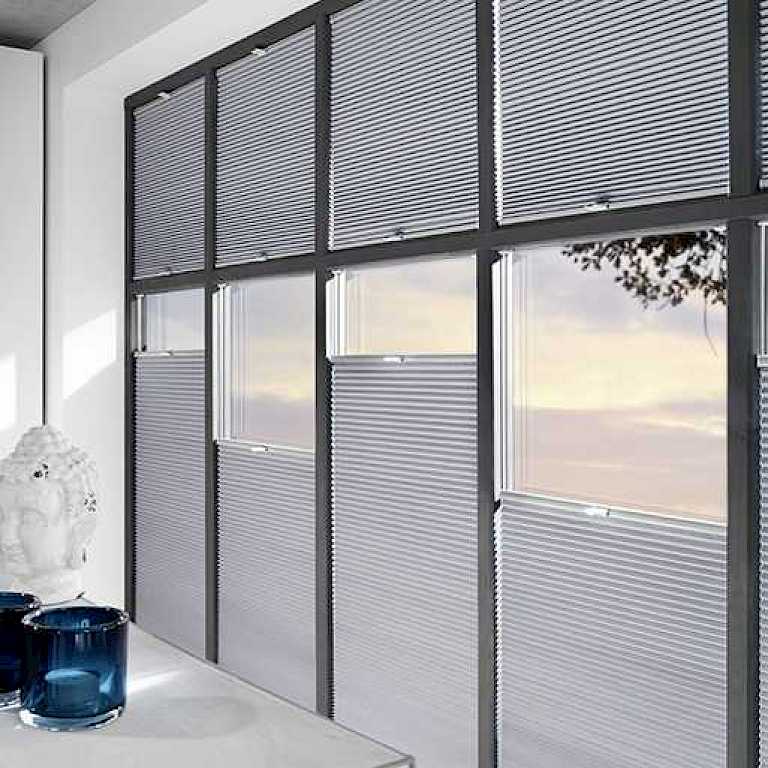 Faltstore mit Waben-Textil